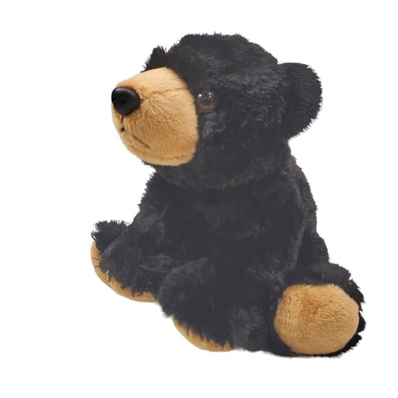 Wild Republic Black Bear Plush Stuffed Animal Plush Toy Zoo Animal Toys - Picture 3 of 14